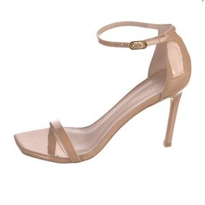 Nude Stiletto Heel Sandals